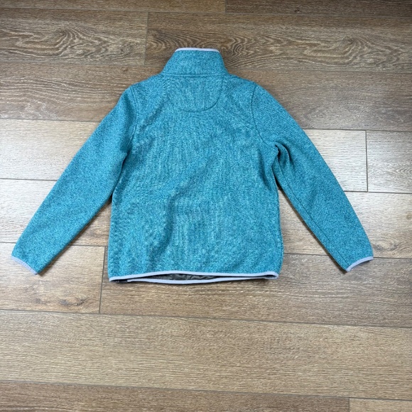 L.L. Bean Women's PETITE Sweater Fleece Pullover Evening Blue Sz SP, warm - Picture 10 of 14